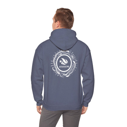 Aquagems Discus- Unisex Exclusive Heavy Blend™ Hooded Sweatshirt