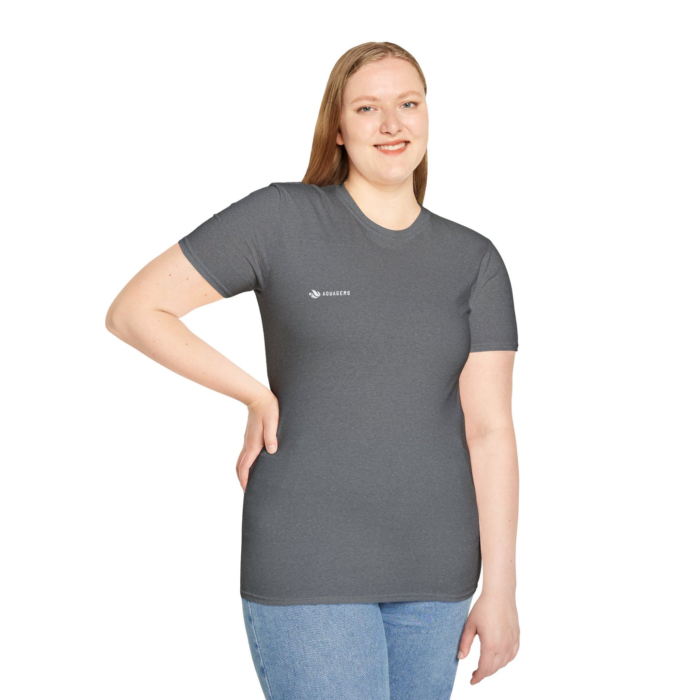 Aquagems Discus Exclusive Unisex Softstyle T-Shirt