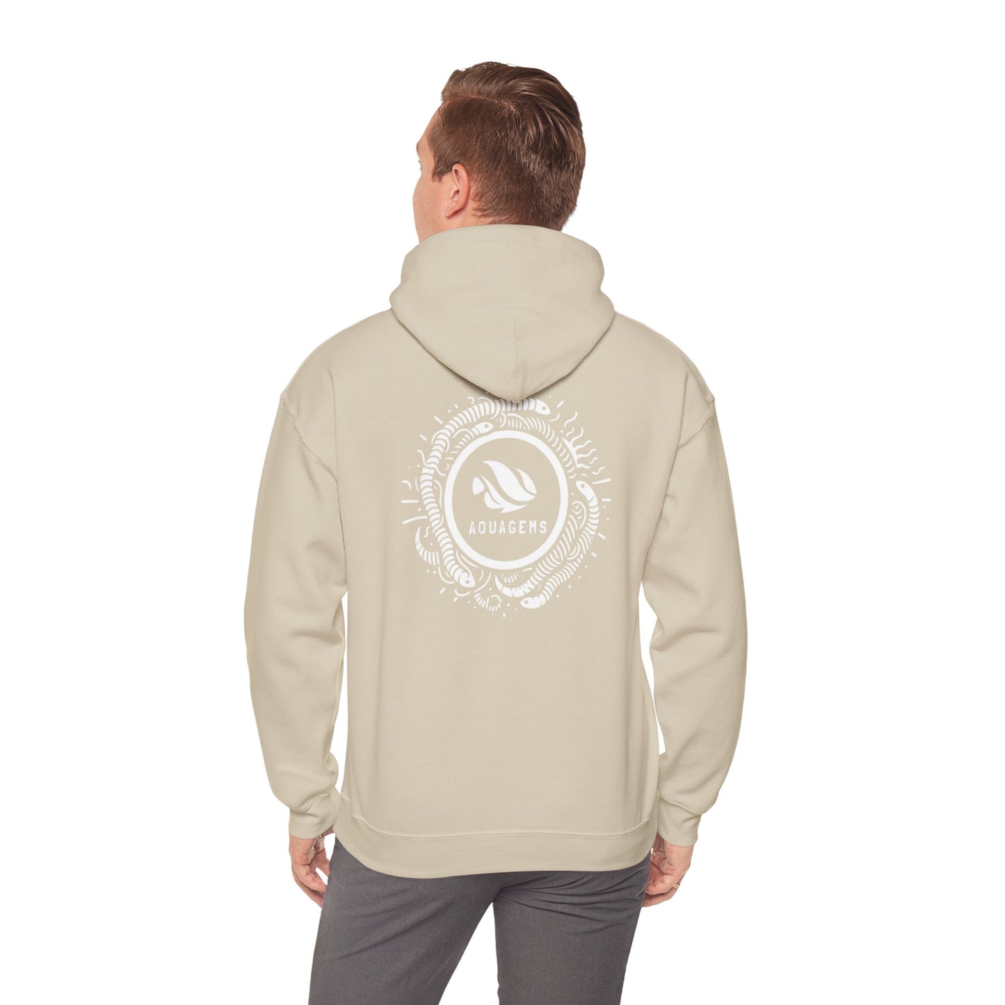 Aquagems Discus- Unisex Exclusive Heavy Blend™ Hooded Sweatshirt