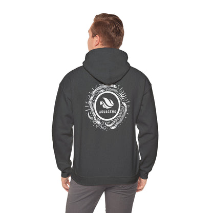 Aquagems Discus- Unisex Exclusive Heavy Blend™ Hooded Sweatshirt