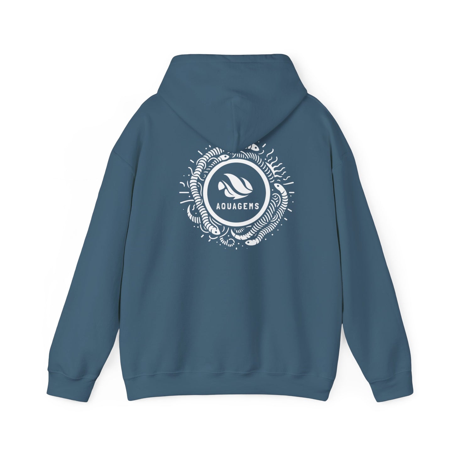 Aquagems Discus- Unisex Exclusive Heavy Blend™ Hooded Sweatshirt