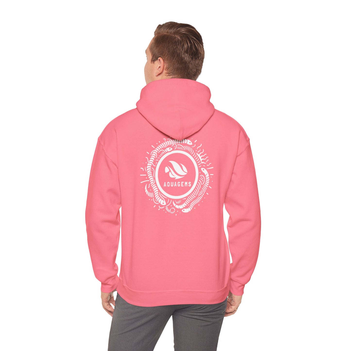 Aquagems Discus- Unisex Exclusive Heavy Blend™ Hooded Sweatshirt